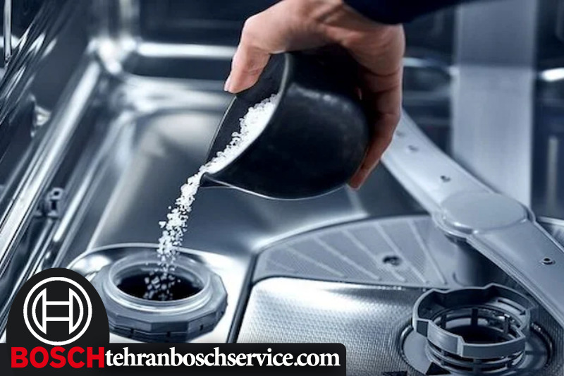 نقش نمک ماشین ظرفشویی در تنظیم سختی آب 